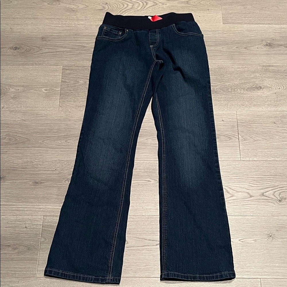 House of Freedom Elegant Dark Blue Flare Jeans